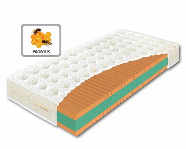 Ortopedická matrace PROPOLIS TOUCH, 140x200cm, 23cm, 130kg, studená pěna  Ortopedická matrace PROPOLIS TOUCH, 140x200cm, 23cm, 130kg, studená pěna