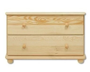 Komoda DREW-102 z masivní borovice - pohled č. 1