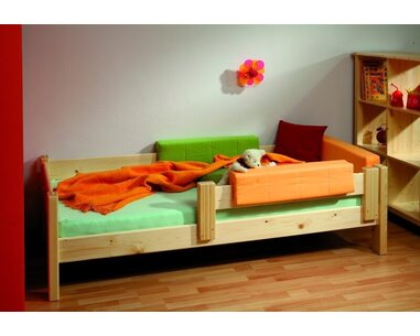 Postel jednolůžko SENDY 300, 90x200, masiv smrk