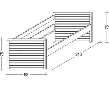 Postel z masivu Thomas II. 311B, 90x200, masiv buk cink Postel z masivu Thomas II. 311B, 90x200, masiv buk cink
