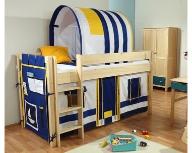 Dětská zvýšená postel Bella B0386 M + B, masiv smrk Dětská zvýšená postel Bella B0386 M + B, masiv smrk