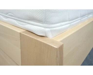Dřevěná postel s roštem Barča, 80x200, 90x200, masiv buk - pohled č. 3