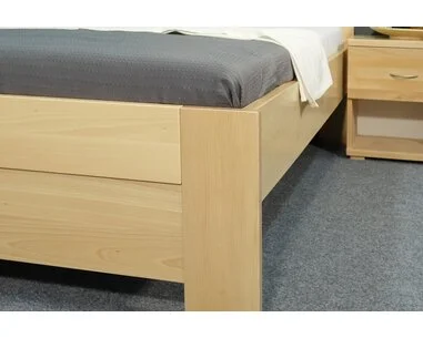 Zvýšená postel z masivu Rita, 80x200, 90x200, masiv buk - pohled č. 3
