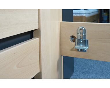 Zvýšená postel z masivu Matěj, 80x200, 90x200, masiv buk