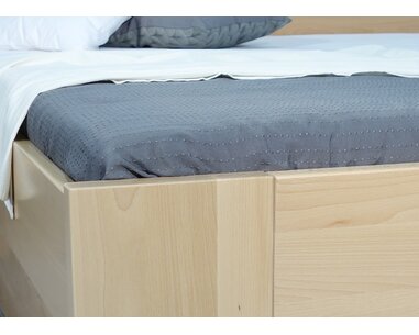 Zvýšená postel z masivu Matěj, 80x200, 90x200, masiv buk