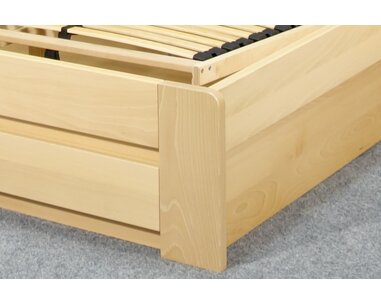 Postel z masivu Justina, 90x200, masiv buk