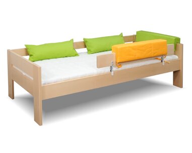 Postel se zábranou Lukáš, 80x200, 90x200, masiv buk