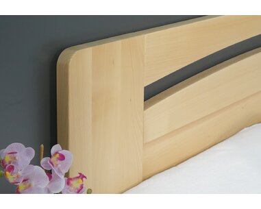 Zvýšená postel s úložným prostorem Riči, 160x200, 180x200, masiv buk