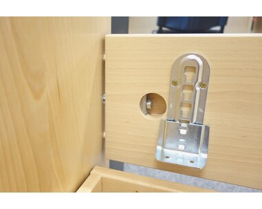 Zvýšená postel s úložným prostorem Riči, 160x200, 180x200, masiv buk