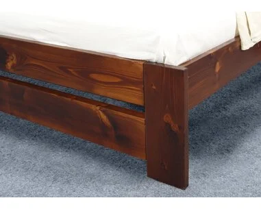 Jednolůžková postel s roštem Berni, 80x200, 90x200, masiv smrk - pohled č. 2