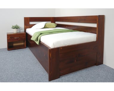 Zvýšená postel s úložným prostorem Valentin, 90x200 cm - Levá Zvýšená postel s úložným prostorem Valentin, 90x200 cm - Levá