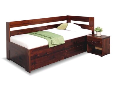 Postel s úložným prostorem Valentin, 90x200 cm - Pravá Postel s úložným prostorem Valentin, 90x200 cm - Pravá
