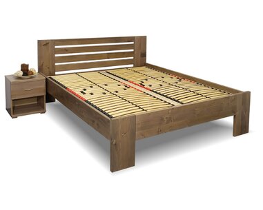 Zvýšená postel z masivu ROSA, masiv smrk