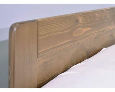 Jednolůžková postel Mark, 140x200, masiv smrk