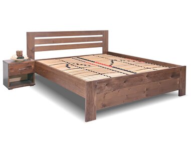 Zvýšená postel z masivu Rita, 160x200, 180x200, masiv smrk Zvýšená postel z masivu Rita, 160x200, 180x200, masiv smrk