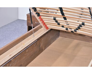 Zvýšená postel s úložným prostorem Rita, 80x200, 90x200, masiv smrk Zvýšená postel s úložným prostorem Rita, 80x200, 90x200, masiv smrk