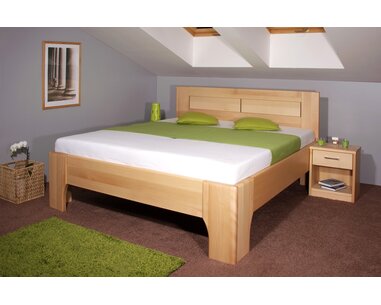 Manželská postel z masivu OLYMPIA 3. senior 160x200, 180x200, masiv buk Manželská postel z masivu OLYMPIA 3. senior 160x200, 180x200, masiv buk