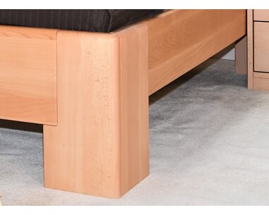 Manželská zvýšená postel z masivu HOLLYWOOD 2, masiv buk