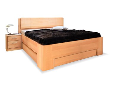 Manželská postel s úložným prostorem MANHATTAN 1. senior, masiv buk Manželská postel s úložným prostorem MANHATTAN 1. senior, masiv buk