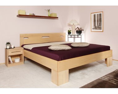 Manželská postel z masivu VAREZZA 6A 160x200, 180x200, masiv buk