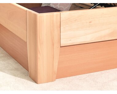 Dřevěná postel s úložným prostorem Kleopatra 1, 160x200, 180x200, masiv buk Dřevěná postel s úložným prostorem Kleopatra 1, 160x200, 180x200, masiv buk