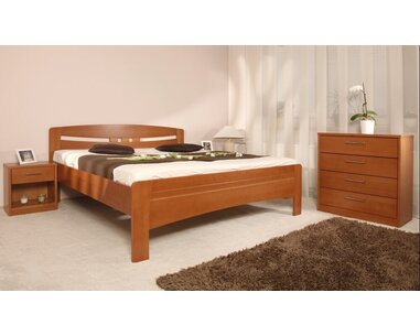 Zvýšená postel z masivu EVITA 6, 160x200, 180x200, masiv buk Zvýšená postel z masivu EVITA 6, 160x200, 180x200, masiv buk