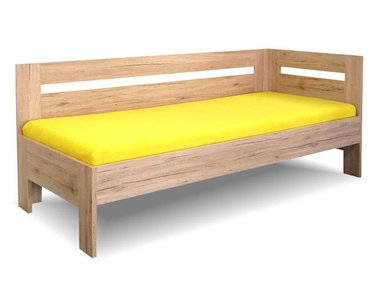 Rohová postel jednolůžko Erika, lamino, 120x200 cm - Pravá Rohová postel jednolůžko Erika, lamino, 120x200 cm - Pravá