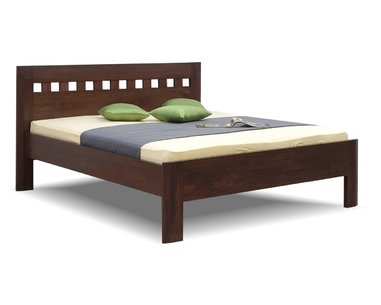 Zvýšená postel dvoulůžko z masivu ELLA Mosaic, masiv buk cink Zvýšená postel dvoulůžko z masivu ELLA Mosaic, masiv buk cink