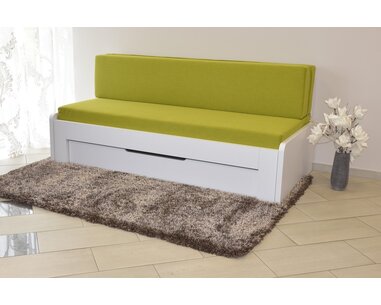 Rozkládací postel s lamelovým roštem DUOVITA, lamino