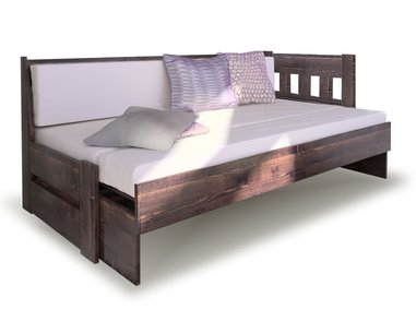 Rozkládací postel z masivu smrku ARLETA TWIN - Pravá