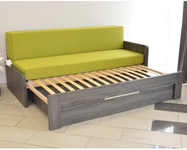 Rozkládací postel DUOVITA pravá, lamino