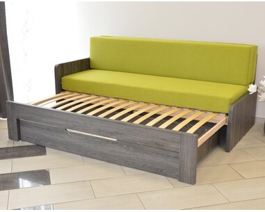 Rozkládací postel DUOVITA levá, lamino