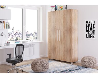 Sklápěcí postel ve skříni Terry 120x200