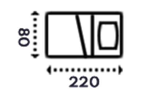 80x220 cm 80x220 cm