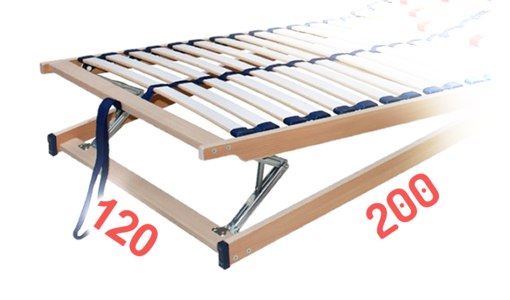 Polohovací rošty do postele 120x200 cm Polohovací rošty do postele 120x200 cm