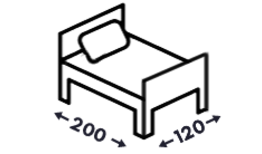 Postele s čely 120x200
