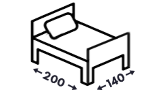 Postele s čely 140x200