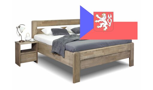 Postele z masivu české výroby Postele z masivu české výroby