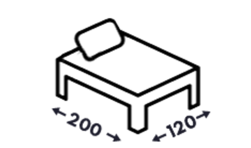 Válendy, postele bez čela 120x200 Válendy, postele bez čela 120x200