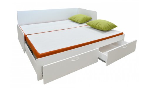 Postele rozkládací bílé Postele rozkládací bílé