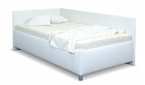Postele čalouněné bílé Postele čalouněné bílé