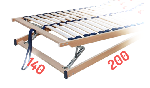 Polohovací rošty do postele 140x200 cm Polohovací rošty do postele 140x200 cm