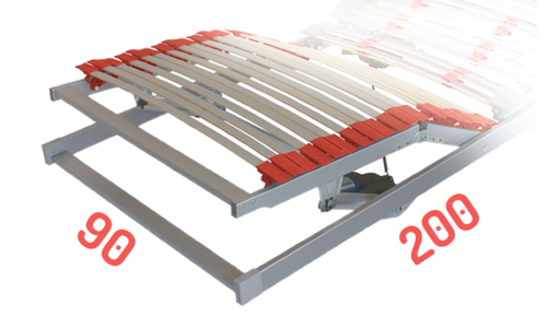 Motorové polohovací rošty do postele 90x200 cm