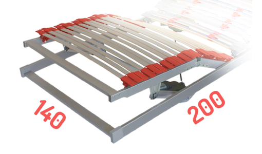 Motorové polohovací rošty do postele 140x200 cm Motorové polohovací rošty do postele 140x200 cm