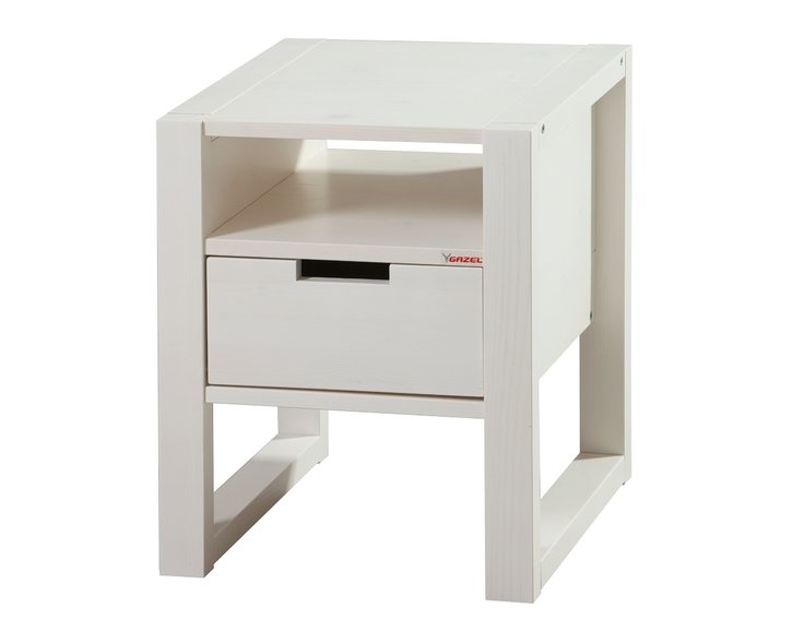 Noční stolek RHINO C0560 B, masiv bílý smrk Noční stolek RHINO C0560 B, masiv bílý smrk