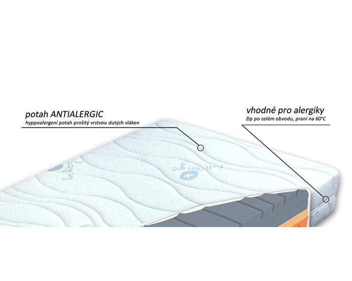Potah Ortopedická matrace Ergostretch
