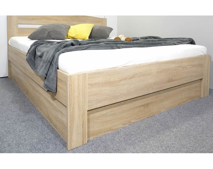 Postel jednolůžko s úložným prostorem Maria, 80x220, 90x220