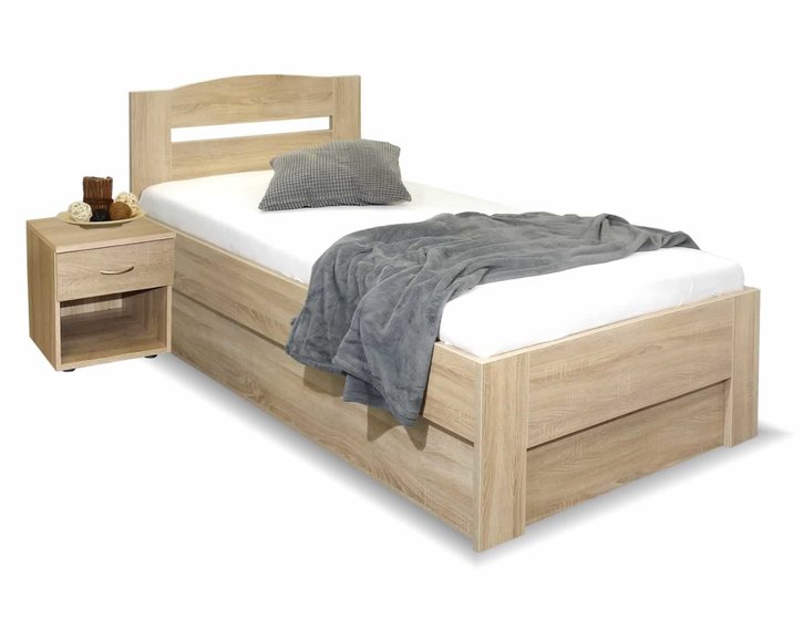 Postel jednolůžko s úložným prostorem Maria, 80x210, 90x210 Postel jednolůžko s úložným prostorem Maria, 80x210, 90x210