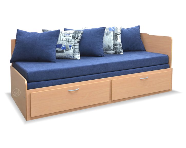 Rozkládací postel MINDES 90 pravá - levá, buk