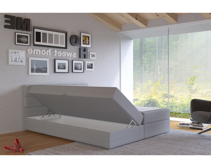 úložný prostor postel boxspring CS89011, s matrací a úložným prostorem, 160x200 cm úložný prostor postel boxspring CS89011, s matrací a úložným prostorem, 160x200 cm